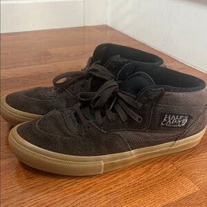 Vans Half Cab Brown High-Top Sneakers